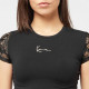 Karl Kani Γυναικεία κοντομάνικη μπλούζα Signature Back Lace Short Tee